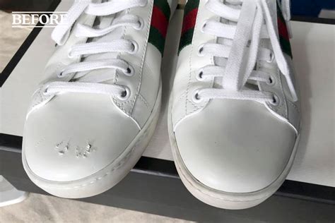 sneakers gucci riparazione|gucci shoe repair.